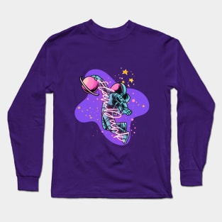 Astronaut Slam Dunk Tshirt Long Sleeve T-Shirt